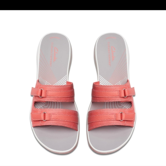 Clarks Cloudsteppers Womens Breeze Piper Slide Sandals - Picture 1 of 6